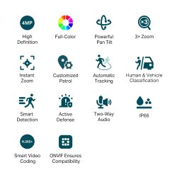 4-������������ �������� ������������ �������� �� ���� TP-Link � �������� �ᒺ������ VIGI 4MP, VIGI VIGI C540V - �������� 2