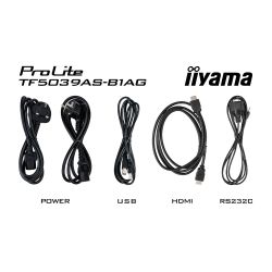 IIYAMA 49.5" 16:9  ��������� IPS UHD �� ������, 24/7,  5 00 ��/�2,  ����������-�������� ���������, �� Andr TF5039AS-B1AG - �������� 22