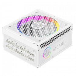 GAMEMAX Блок живлення ATX 3.1 & PCIe5.1_ 1050W, 80+ Gold,R GB Smart fan 140mm,fully modular ,Japanese 105°C RGB PRO 1050G WH - Картинка 28