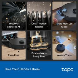 Робот-пилосос, TP-Link, Tapo RV50 Pro Omni Tapo RV50 Pro Omni - Картинка 3