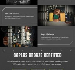 Блок живлення GAMEMAX GP 750B WH - Картинка 13