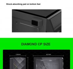 Корпус GAMEMAX Black Diamond CP - Картинка 32