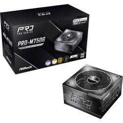 ASROCK ���� �������� 750W, 80 Pluse GOLD, PCIe 5.1 & ATX3 .1 Ready, Fully Modular, Cybenetics GOLD, LAMBDA A PRO-M750G