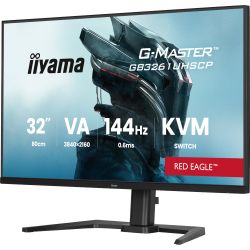 IIYAMA 31.5" 16:9 ігровий VA РК монітор, 3840х2160, 0.6 м с (MPRT), 144 Гц, 400 кд/м2, FreeSync, HDR10, KVM, GB3261UHSCP-B1 - Картинка 3