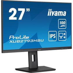 IIYAMA 27" 16:9 IPS �� �������, 1920�1080, 1 �� (MPRT), 3 00  ��/�2, 100 ��, Adaptive Sync, 1xHDMI 1.4/1xDP  XUB2793HSU-B7 - �������� 3