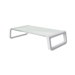 ϳ������� �� ������� Trust Monta Glass Monitor St and White Monta Glass Monitor Stand Wht