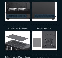 GAMEMAX ������ ����'������� Midi ATX ��� ����� ��������  ATX,ATX, M-ATX,ITX, Tempered Glass,Mesh,USB2.0x1,U Vista COC AB - �������� 26