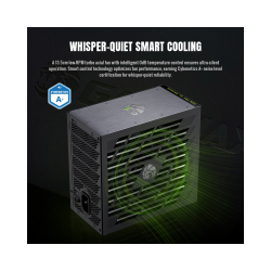 GAMEMAX Блок живлення ATX 3.1 & PCIe5.1_ 1200W, 80+ Platin um,135mm,fully modular ,Japanese 105°C and solid c Lion core 1200P - Картинка 2