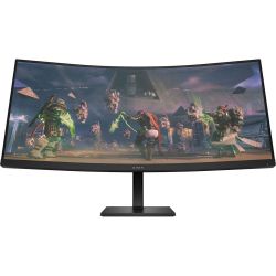 HP   34"	21:9	WQHD VA; 400 nits, HA 100  mm,SP 2 x 3 W, HDMI; Audio; DisplayPort

  OMEN 34c WQHD 165Hz Curved GM