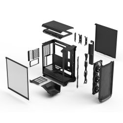 Корпус FRACTAL DESIGN Meshify 3 Black RGB TG LT (FD-C-MES3A-06) - Картинка 14