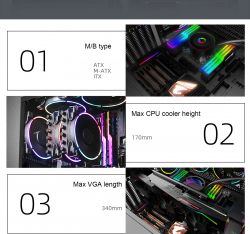 Корпус GAMEMAX Black Diamond CP - Картинка 26