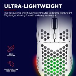 TRUST Бездротова Мишка GXT 929W Helox Ultra-lightweight Wireless Gaming Mouse 6400 Dpi GXT 929W Helox - Картинка 9