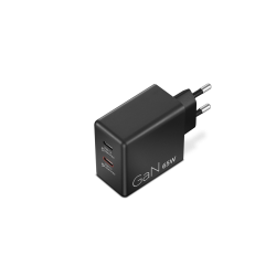 Зарядний пристрій LENOVO Dual USB-C 65W GaN Charger (40AW065BEU) - Картинка 5