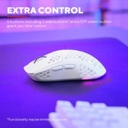 TRUST Бездротова Мишка GXT 929W Helox Ultra-lightweight Wireless Gaming Mouse 6400 Dpi GXT 929W Helox - Картинка 11