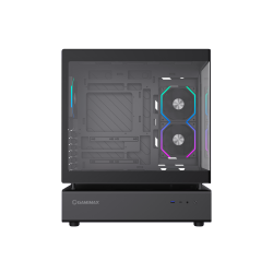 GAMEMAX ������ ����'������� Midi ATX ��� ����� ��������  X,M-ATX,ITX. (Support BTF),Tempered Glass,Mesh,USB N80 BK - �������� 7