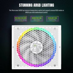 Блок живлення GAMEMAX RGB 1050G WH - Картинка 3
