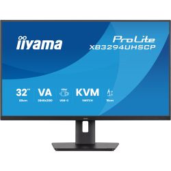 IIYAMA 31.5" 16:9 VA  , 38402160, 2  (GTG), 6 0 , 400 /2, AdaptiveSync, HDR, KVM, Pip/PbP,  XB3294UHSCP-B1