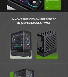 GAMEMAX ������ ����'������� Midi ATX ��� ����� ��������  X,M-ATX,ITX. (Support BTF),Tempered Glass,Mesh,USB N80 BK - �������� 17