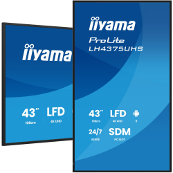 IIYAMA 42.5" 16:9 IPS РК дісплей, 3840х2160, 24/7, 500 кд /м2, ОС Android 11, 3xHDMI 2.0/1xDP/1xDP Out/2xUS LH4375UHS-B2AG - Картинка 5