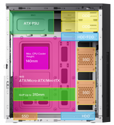 Корпус GAMEMAX ET-216-NP-2U3 - Картинка 10