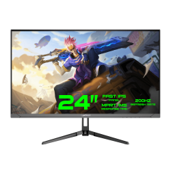 GAMEMAX  23.816:9 300 cd/m 1920*1080@200Hz 1ms  178/178 (CR>10)  Fast IPS  Connector HDMI2.0x1+D GMX24F200