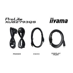 IIYAMA 27" 16:9 IPS РК монітор, 2560х1440, 1 мс (MPRT), 300 кд/м2, 100 Гц, Adaptive Sync, 1xHDMI 2.0/1xDP XUB2793QS-B7 - Картинка 13