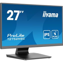 IIYAMA 27" 16:9 IPS сенсорний РК монітор, 1920х1080, прое кційно-ємністна технологія, 1xHDMI/1xDP/2xUSB 3.2, T2752MSC-B1AG - Картинка 4