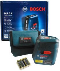   Bosch GLL 3 X,   0.5   1 ,  15 , 0.5  0.601.063.CJ0 -  3