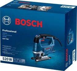 Bosch Лобзик Professional GST 750, 520Вт, SDS, 800-3200 об/м, хід 20 мм, 2.29кг, у кейсі 0.601.5B4.121 - Картинка 15