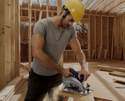 Bosch Пила дискова GKS 140, ручна, 1400Вт, 184мм, 20мм, 3.7кг + Пиляльний диск Eco for wood 0.601.6B3.020 - Картинка 3