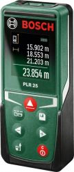 Далекомір лазерний Bosch PLR 25 005–2500м ±2мм 2AАAх1.5В 0.090кг 0.603.672.521 - Картинка 1