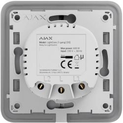���� ������������� ����������� Ajax LightCore 1-gang for LightSwitch Jeweler, ������������ 000029717