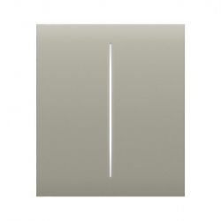 Ajax      CenterButton 2-gang for LightSwitch, Jeweler, , olive 000029842