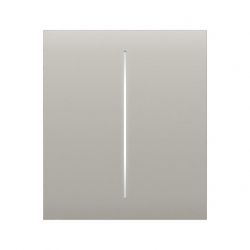 Ajax      CenterButton 2-gang for LightSwitch, Jeweler, , oyster 000029848