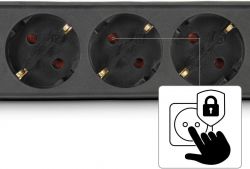 Удлинитель-фильтр сетевой Hama 6xТип F, 3x1.5мм кв, 16A, 5м, чёрный 00137266 - Картинка 6