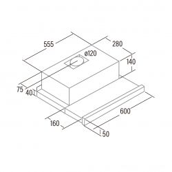 Вытяжка Cata TF 5260 X (02034310) - Картинка 2