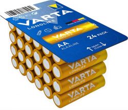 ��������� Varta Longlife ��������  AA �������, 24 �� 04106301134
