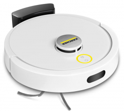 karcher robot VC RVC 3, h=0.97cm, wet cleaning, dust cont -0.24L, water -0.28L, battery operation up to 130min, Bluetooth, white 1.269-110.0