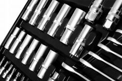 ����� ������������ NEO, 216 ��., 1/2", 3/8", 1/4", �������� �������, �����, ���� 10-216 - �������� 6