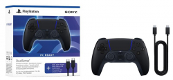 ������� PlayStation 5 Dualsense BT, Midnight Black (USB-C ������) 1000051651