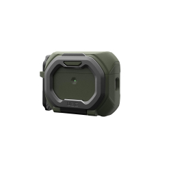 Чохол UAG для AirPods Pro (Gen 3, 2025) with Built-in Phone Stand, Monarch, Olive Drab/Silver 104131117233 - Картинка 11