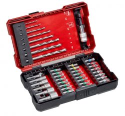 Набор бит и сверл по металлу HSS Einhell 39шт L-Box KWB 0.43кг 108911 - Картинка 1