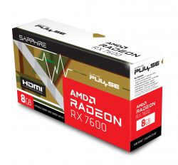  Sapphire Radeon RX 7600 8GB GDDR6 Pulse Gaming 11324-01-20G -  8