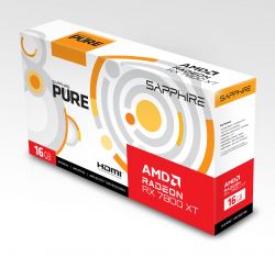 Sapphire Radeon RX 7800 XT 16GB GDDR6 Pure GAMING OC 11330-03-20G -  9
