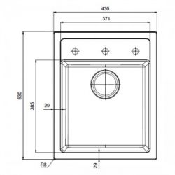 Мийка Franke SID 610-40 Чорна матова 114.0497.988 - Картинка 2