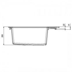 Мийка Franke SID 610-40 Чорна матова 114.0497.988 - Картинка 3