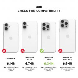 Чехол UAG для iPhone 16 Pro, Essential Armor Magsafe, Rose 114448114C4C - Картинка 7