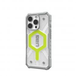 Чехол UAG для iPhone 16 Pro, Pathfinder Clear Magsafe, Active Neon 114464118181 - Картинка 3