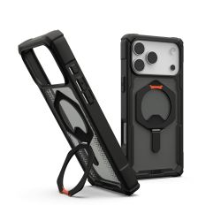 Чохол UAG для iPhone 17 Pro Max, Plasma XTE MagSafe, Black/Pop Orange 114528114097 - Картинка 12