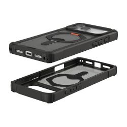 Чохол UAG для iPhone 17 Pro Max, Plasma XTE MagSafe, Black/Pop Orange 114528114097 - Картинка 11